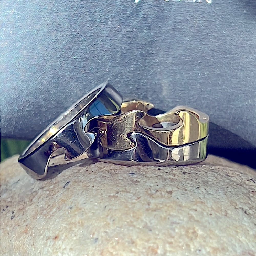 Georg Jensen 18k fusion ring - Picture 16 of 17